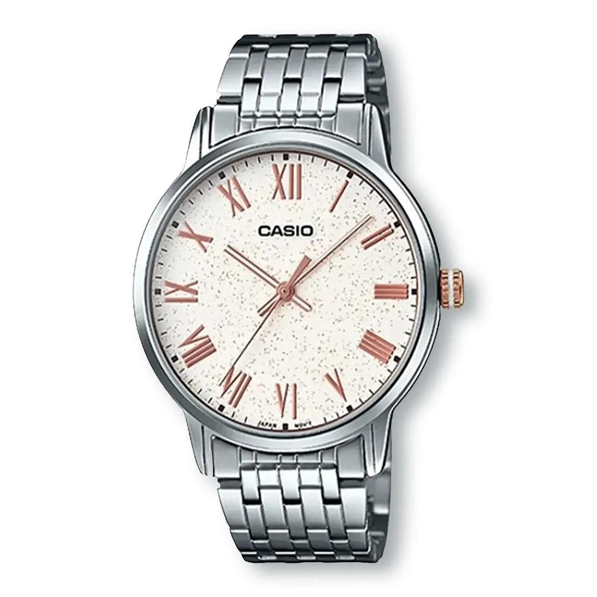 Casio LTPTW100D-7AV White Dial Stainless Steel Analog Quartz Watch