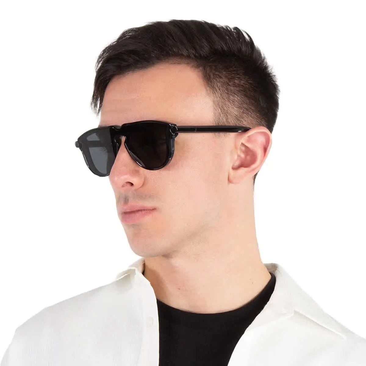Burberry Men`s 36mm Dark Grey Sunglasses BE4427-411287-36