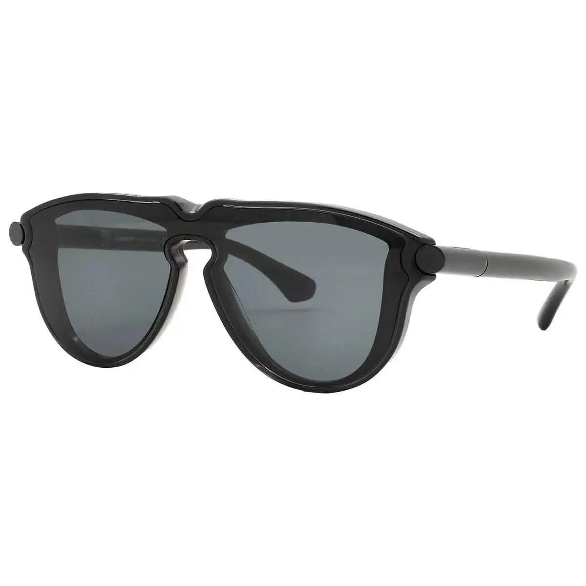 Dark Grey Shield Men`s Sunglasses BE4427 411287 36 BE4427 411287 36 by Burberry
