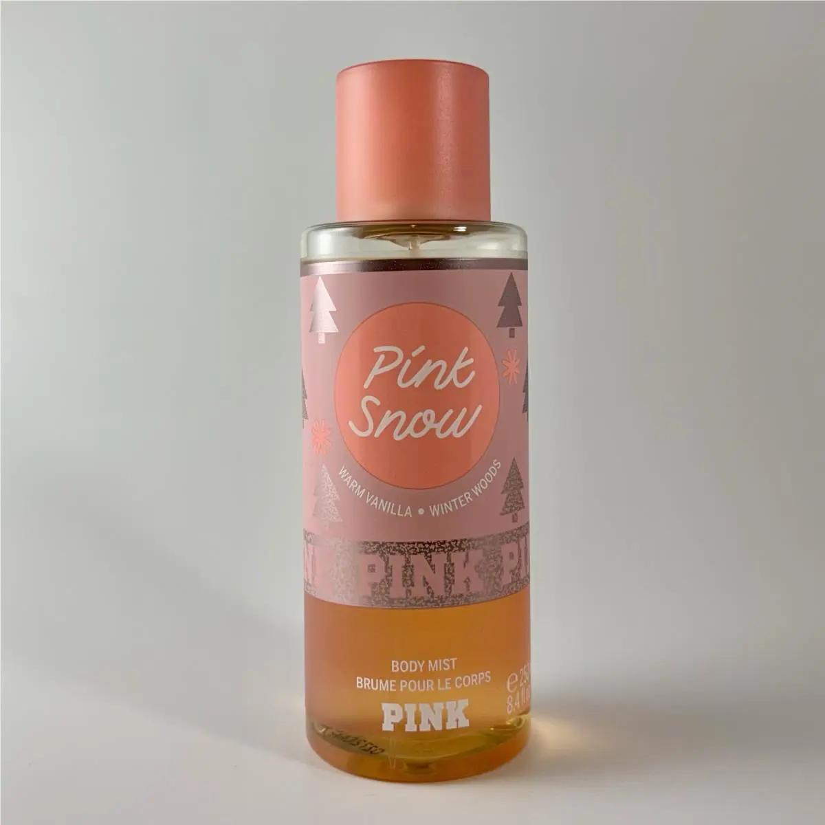 Victoria’s Secret Pink Snow Warm Vanilla Winter Woods Body Mist 8.4 oz - Rare
