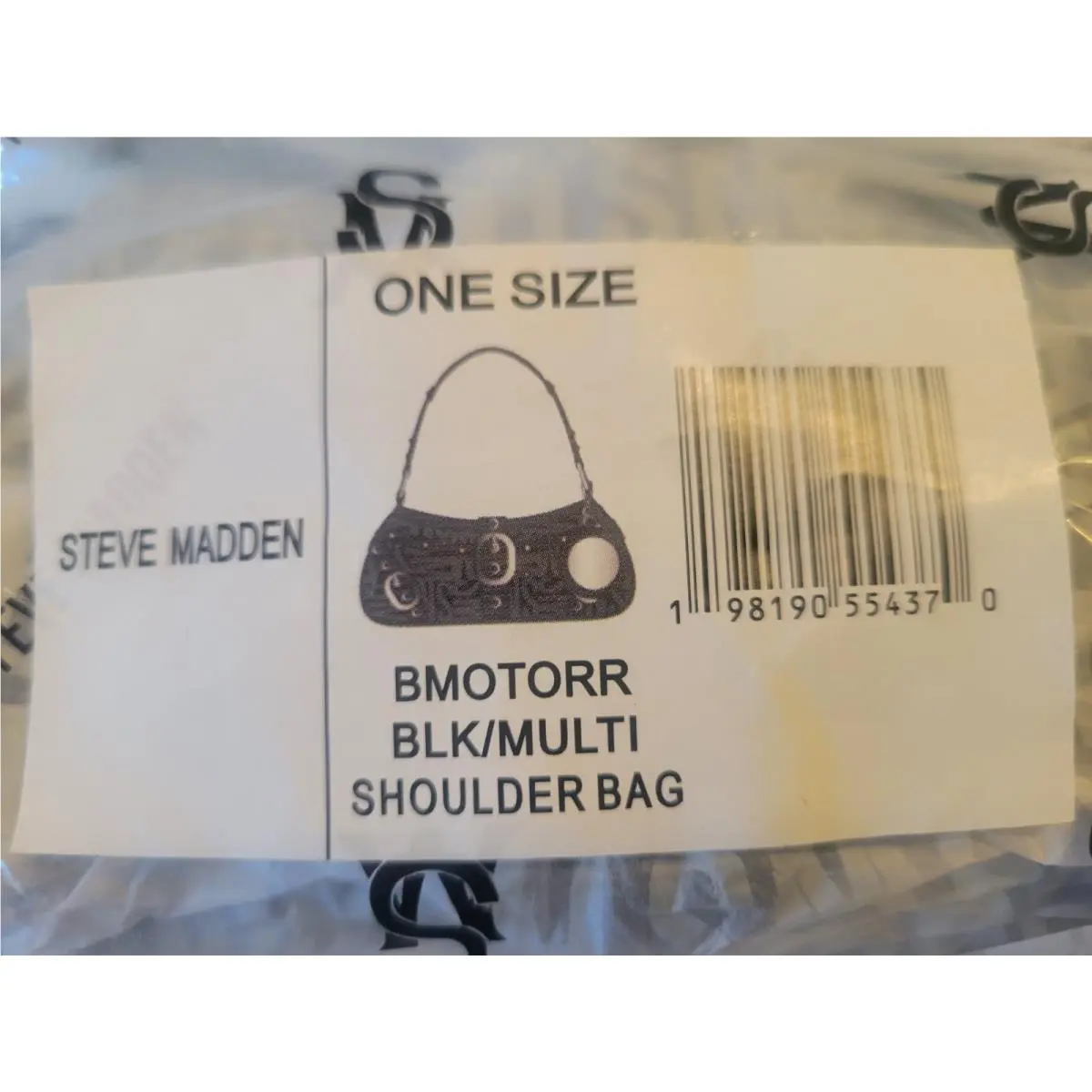 Steve Madden Motorr Shoulder Bag Bmotorr Black