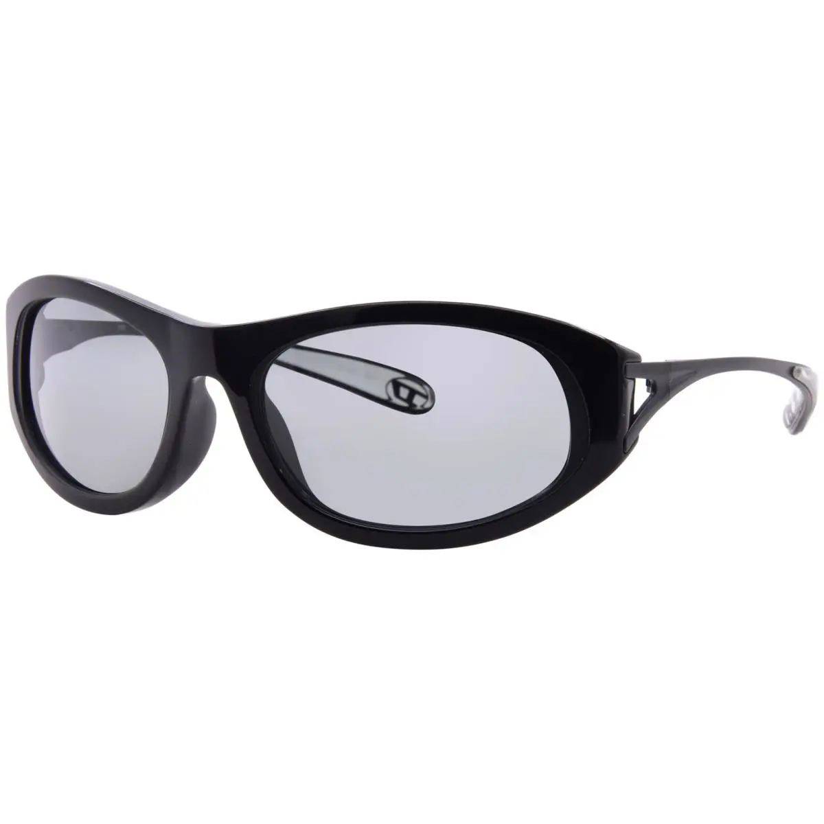 Diesel DL2007U 200187 Sunglasses Black/dark Grey Cat Eye 57mm