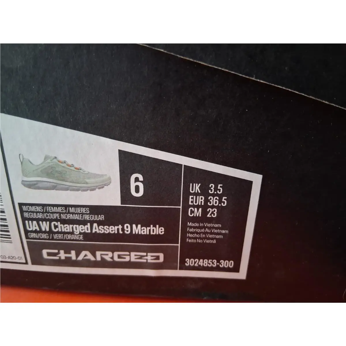 Under Armour shoes - Charged Assert 9 Marble - Charged Assert Marble - Light Green 0