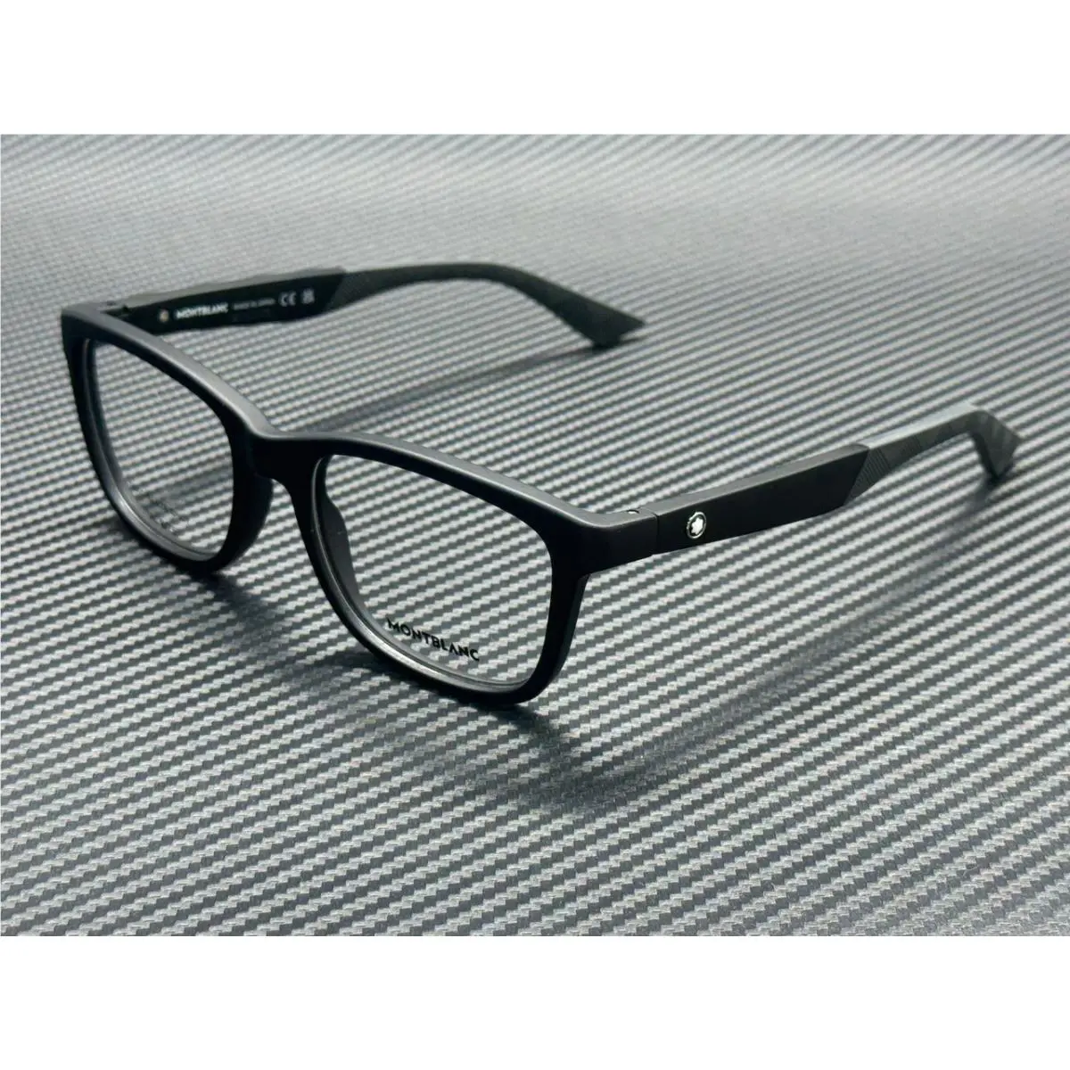 Montblanc Mont Blanc MB0401O 002 Matte Black Men`s 55 mm Eyeglasses