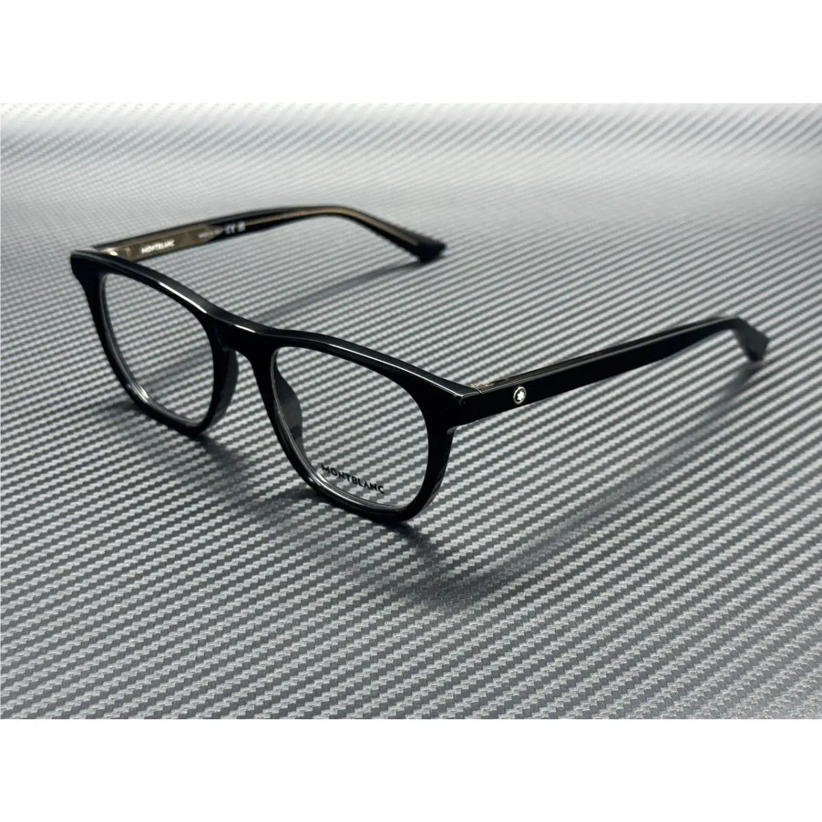 Montblanc Mont Blanc MB0422O 006 Black Men`s 53 mm Large Eyeglasses