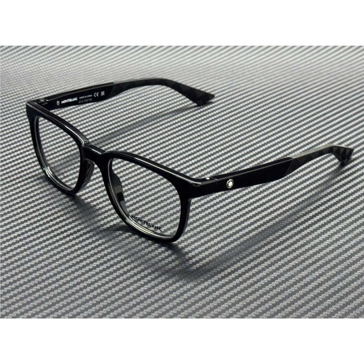 Montblanc Mont Blanc MB0433O 001 Black Men`s 51 mm Medium Eyeglasses