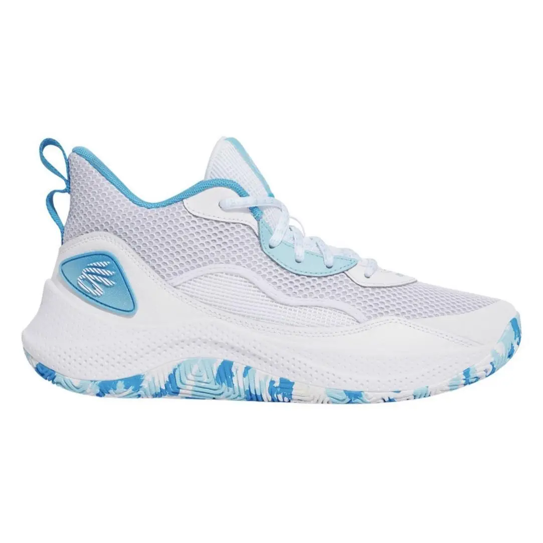 Under Armour Curry 3Z 24 Sz. M10 W11.5 Blue/white Basketball Shoes 3027626-014