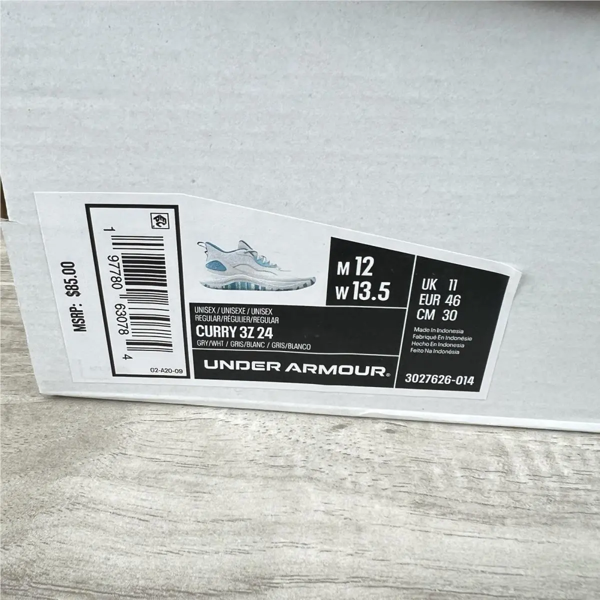 Under Armour shoes - Under Armour Curry 3Z 24 - 3027626-014 - Blue 6