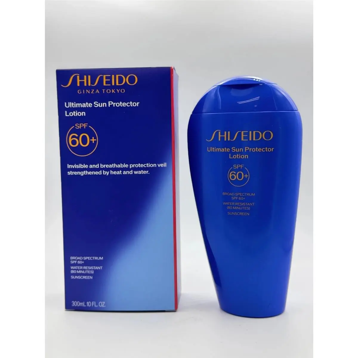 Shiseido Sun Protector Lotion Spf 60 + 10 oz / 300ml Large IN Retail Box