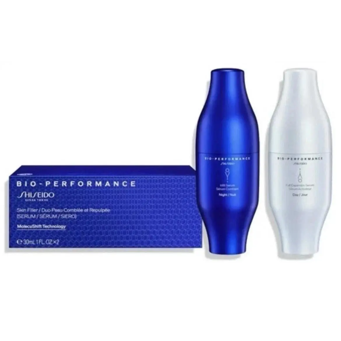 Shiseido Bio-performance Day Night Skin Filler Serum Duo Size 30mL /1oz x2