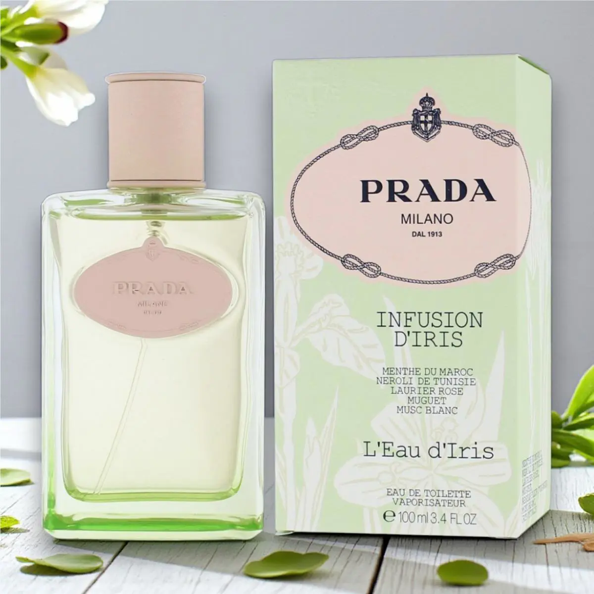 Prada Infusion D`iris L`eau D`iris Edt Spray 3.4 oz 100ml Rare
