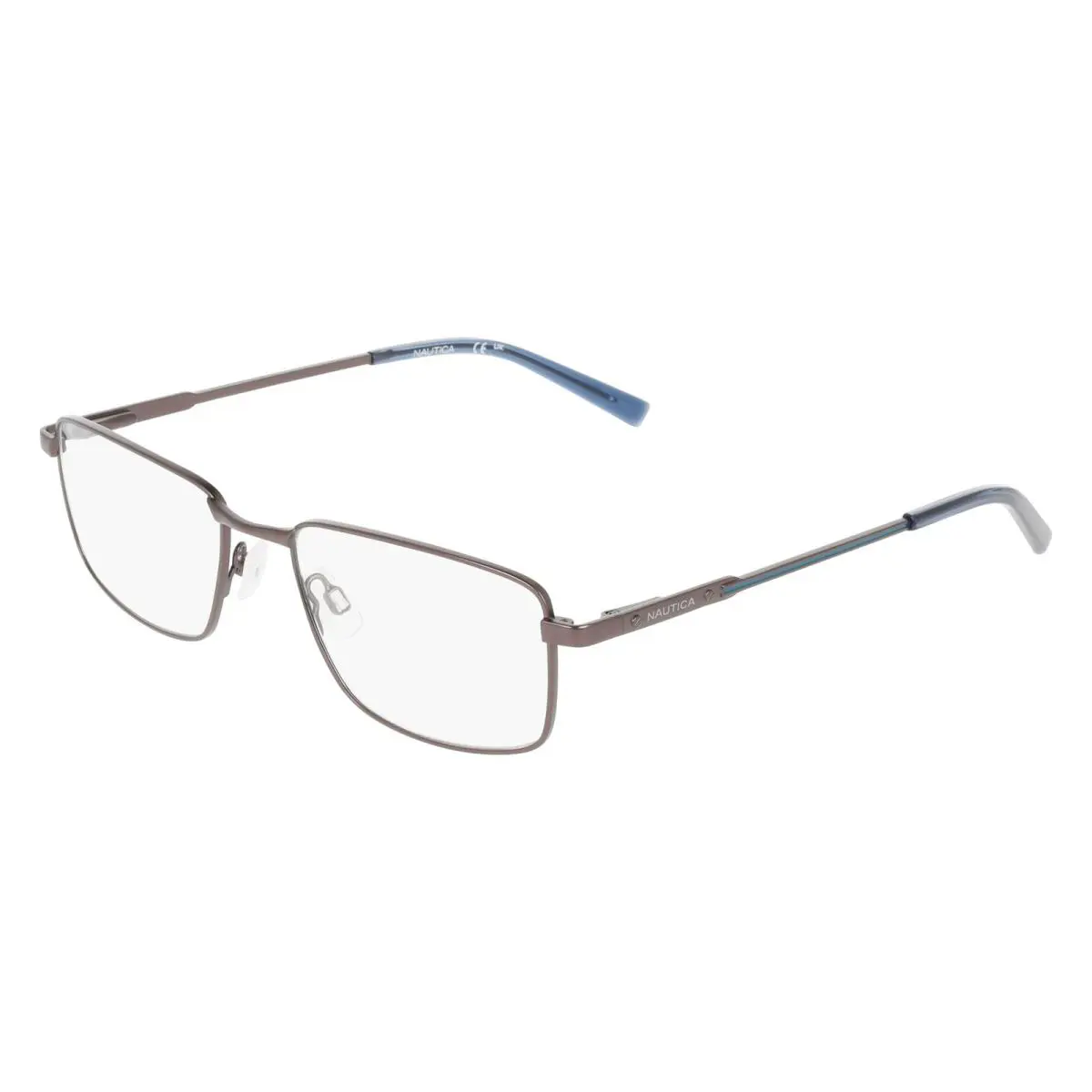 N7347 Satin Dark Gunmetal 030 Eyeglasses by Nautica