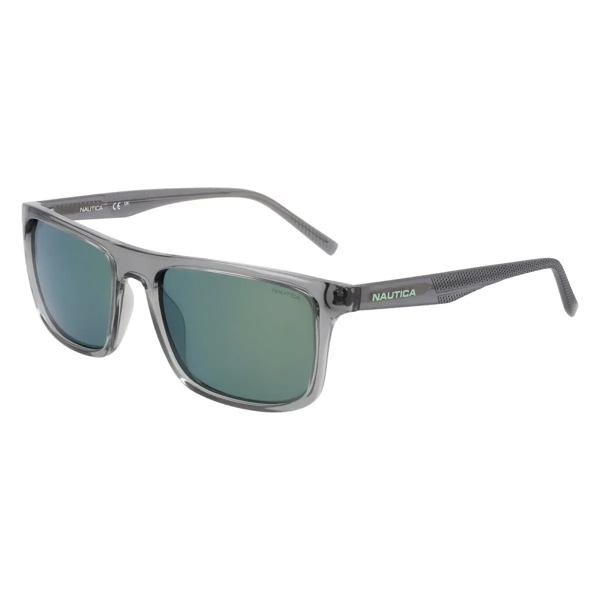 N6258S Matte Grey Crystal 015 Sunglasses by Nautica