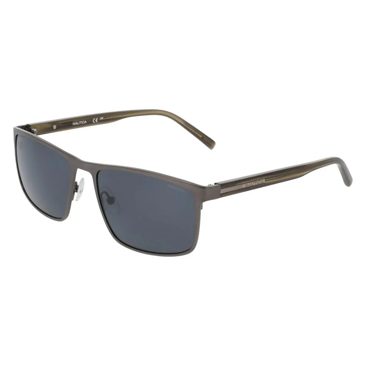 Nautica N5153S Satin Dark Gunmetal 030 Sunglasses