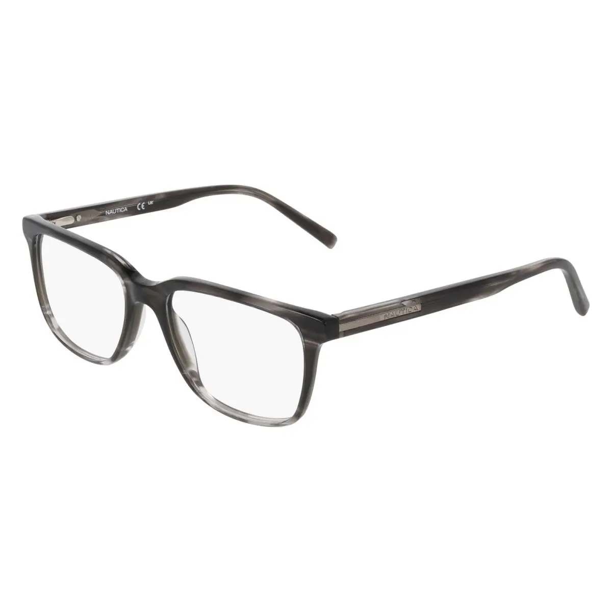 Nautica N-8193 031 Crystal Black Horn Eyeglasses 54/17/145