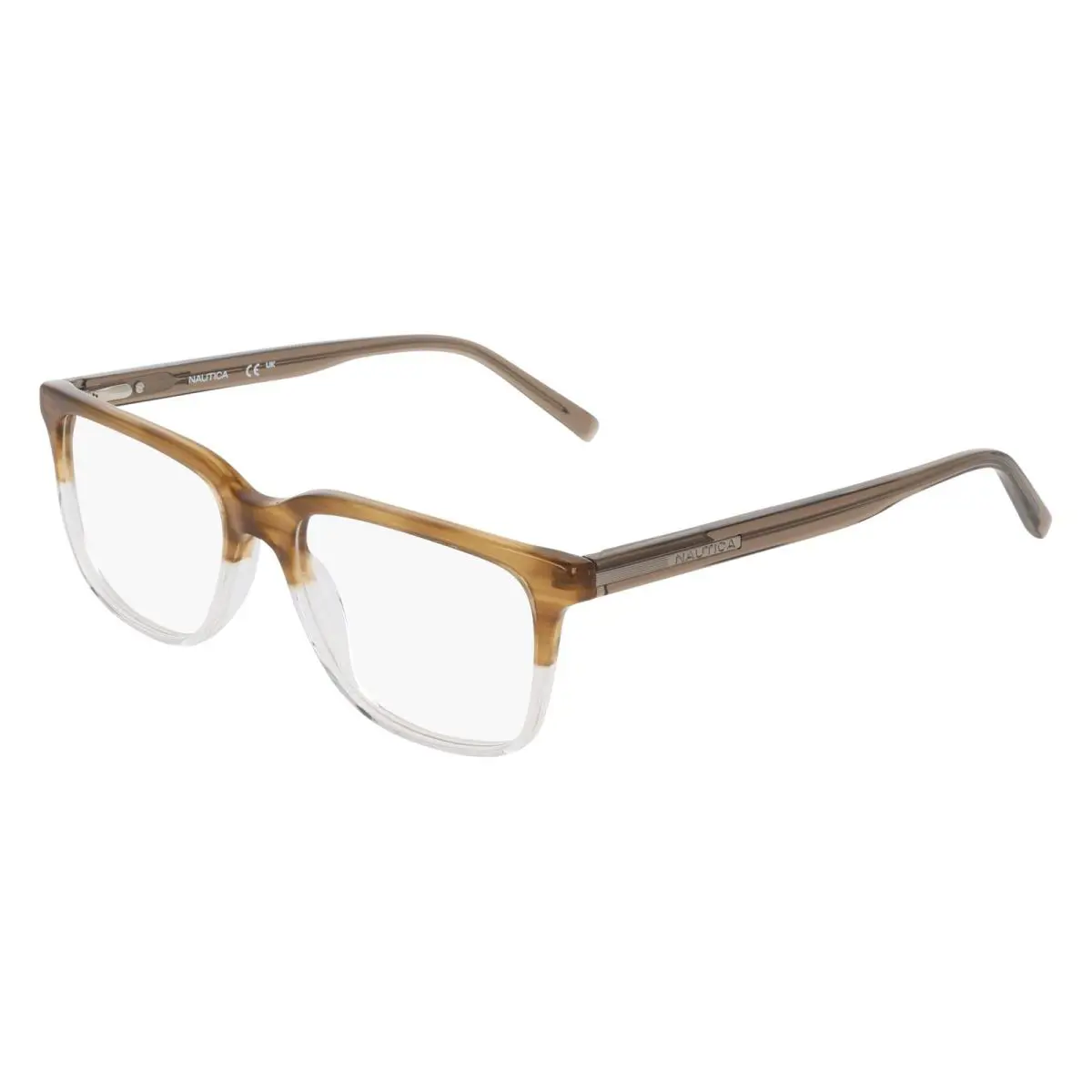N8193 Brown Horn Gradient 221 Eyeglasses by Nautica