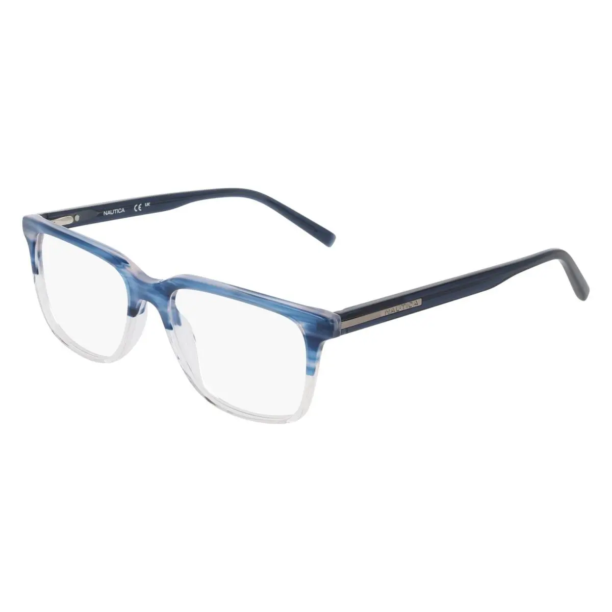 Nautica N 8193 Blue Horn Gradient 441 Size 54 Eyeglasses