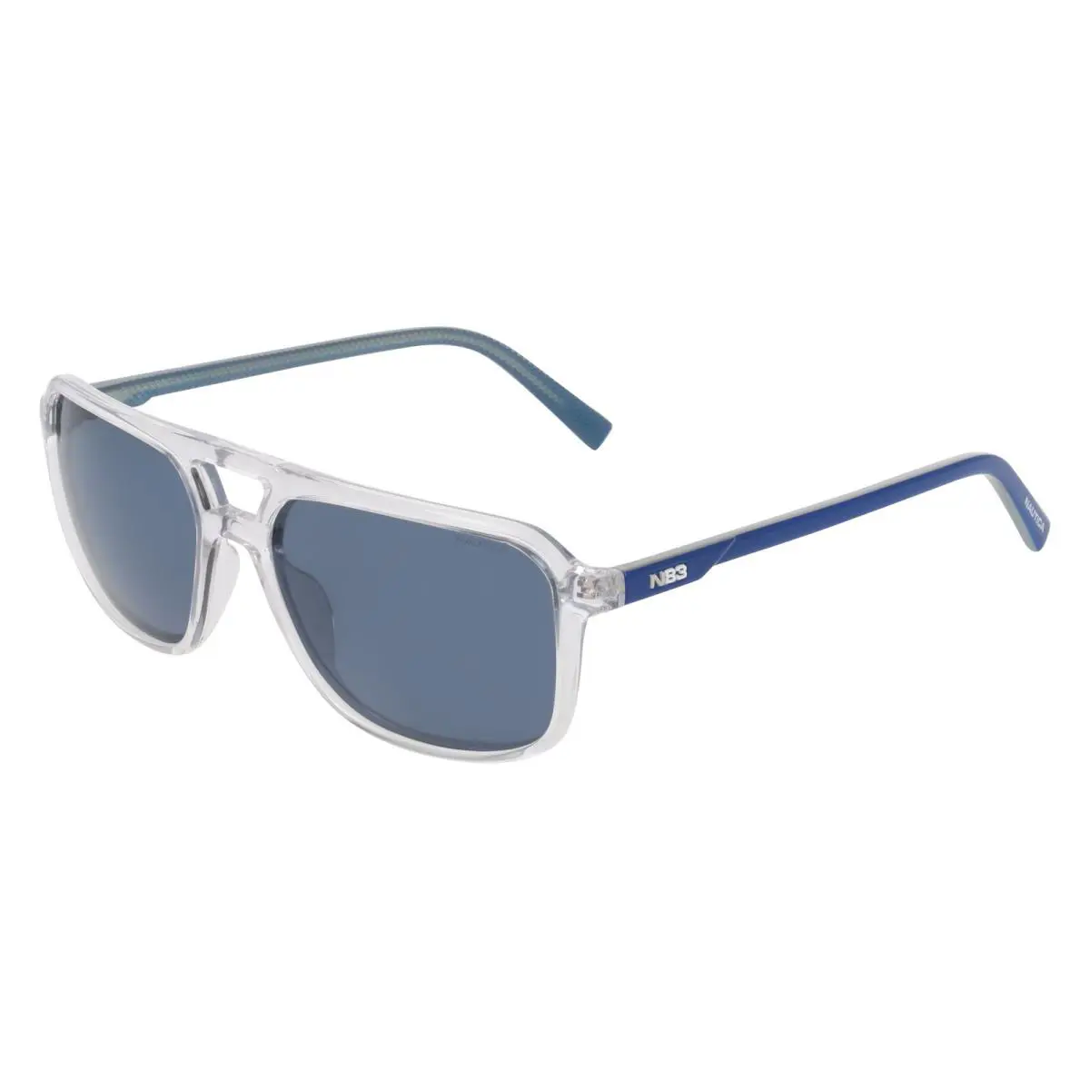N6264S Crystal Clear 971 Sunglasses by Nautica