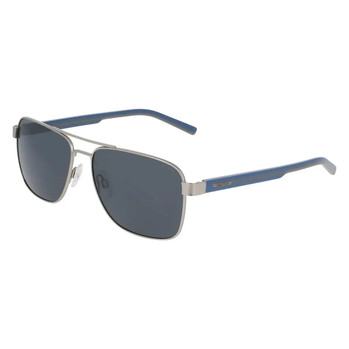 N 5155 S Satin Silver 040 Size 59 Sunglasses by Nautica