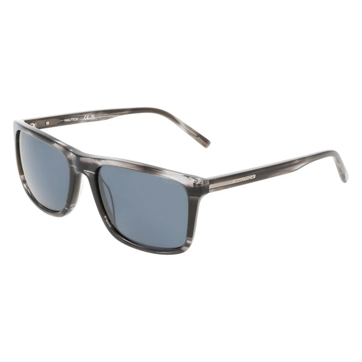 N 6263 S Black Horn 031 Size 56 Sunglasses by Nautica