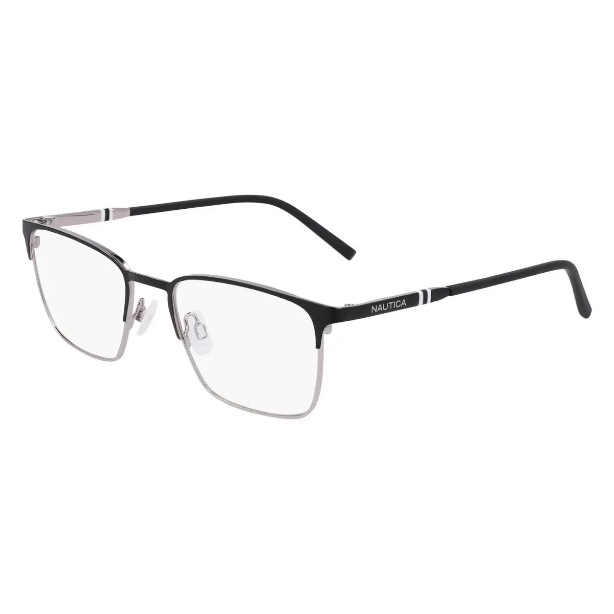 N 7336 Matte Black 005 Size 52 Eyeglasses by Nautica