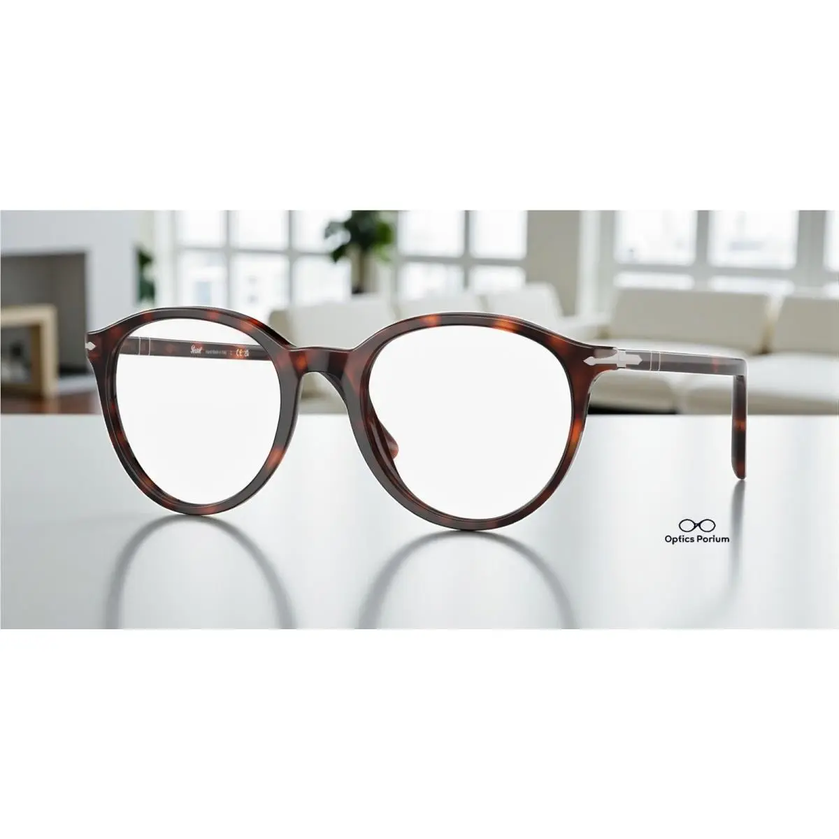 Persol PO3353V 24 Havana Clear 51 mm Unisex Eyeglasses