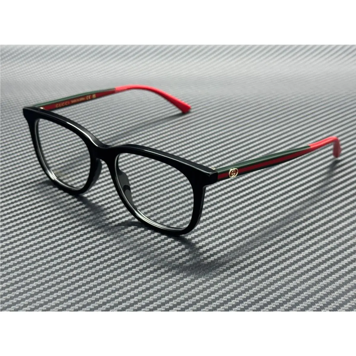 GG1990O 005 Black Green Women`s 53 mm Medium Eyeglasses by Gucci