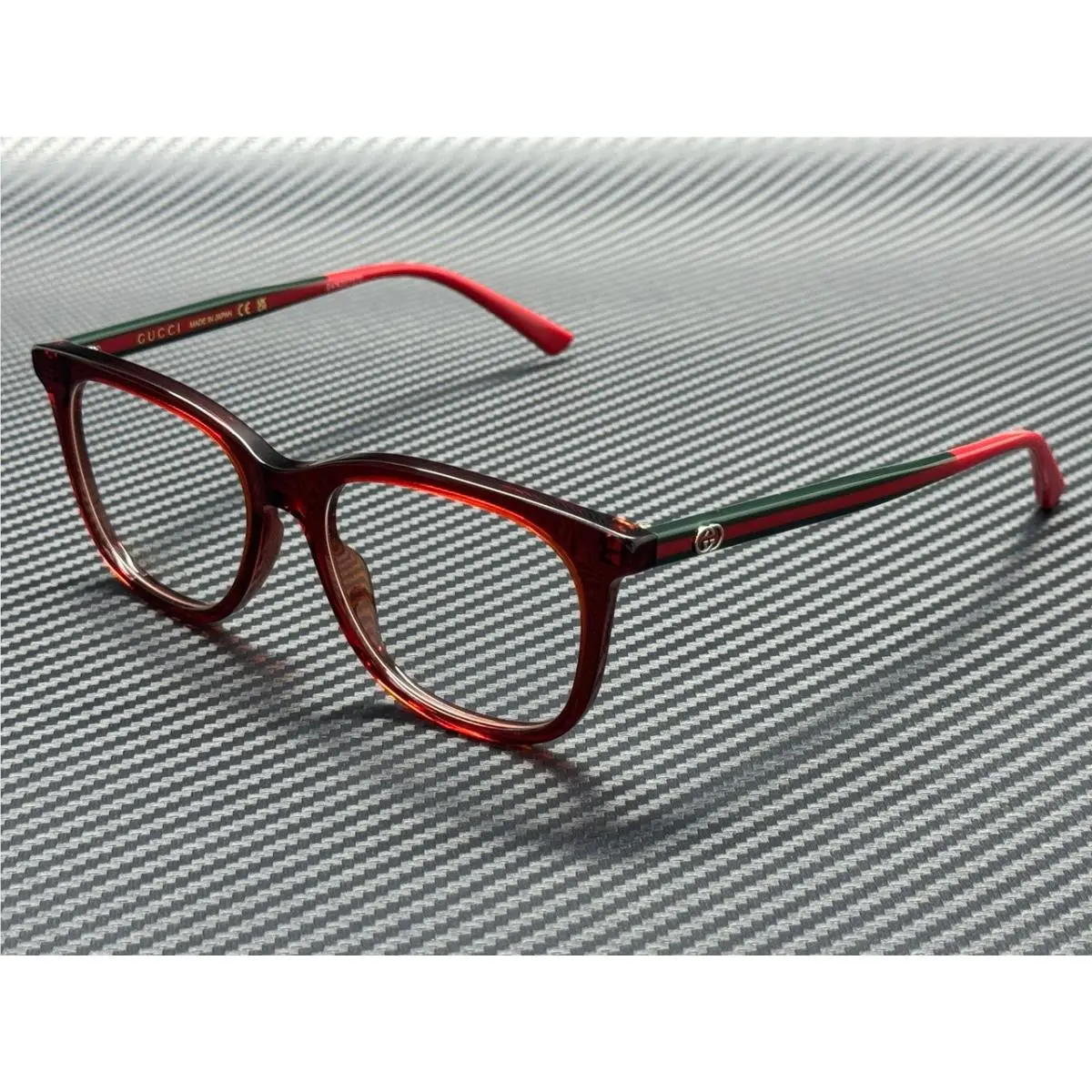 GG1990O 008 Burgundy Green Women`s 53 mm Medium Eyeglasses by Gucci
