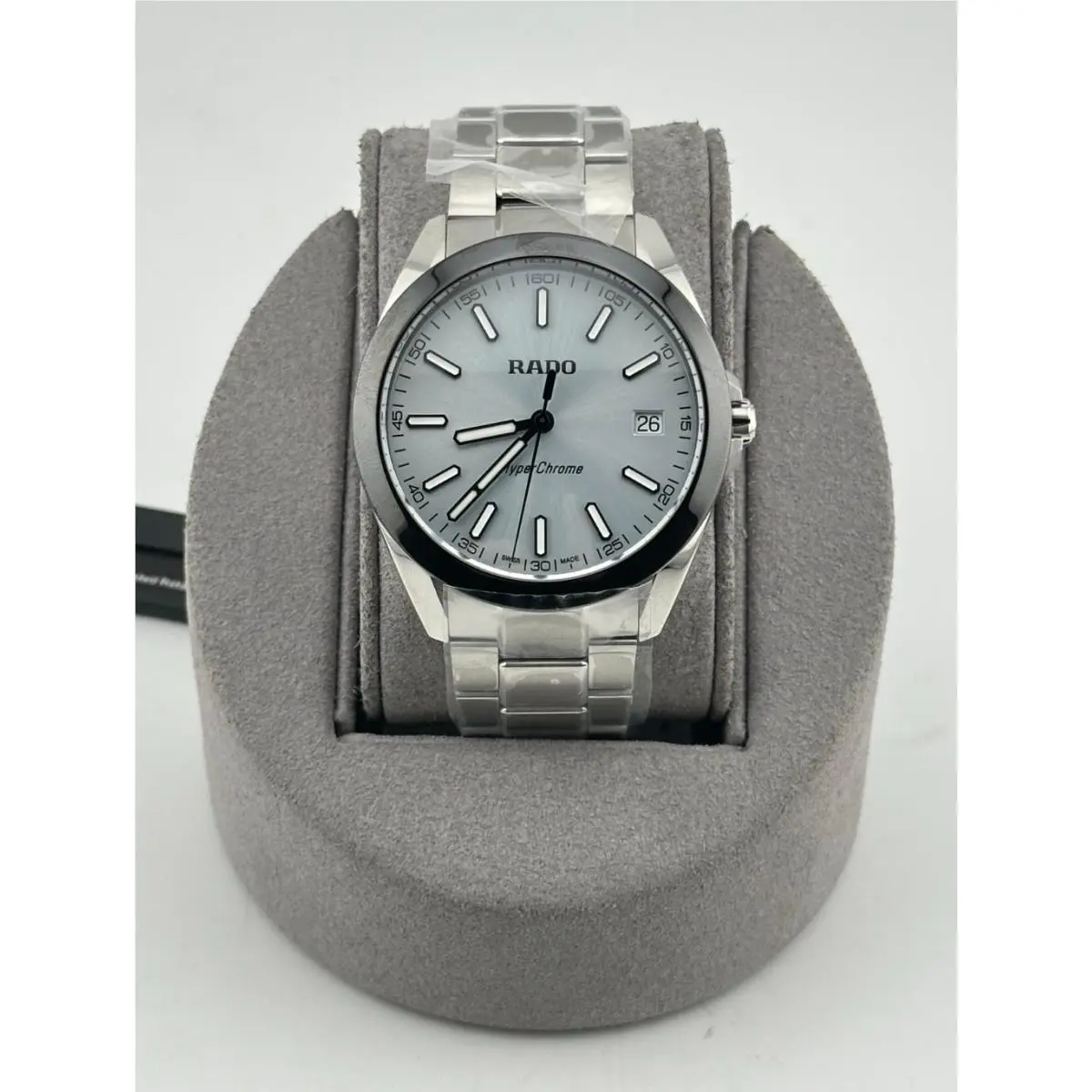 Rado Hyperchrome Quartz Iceblue Lacquered Sunray Dial R32280213