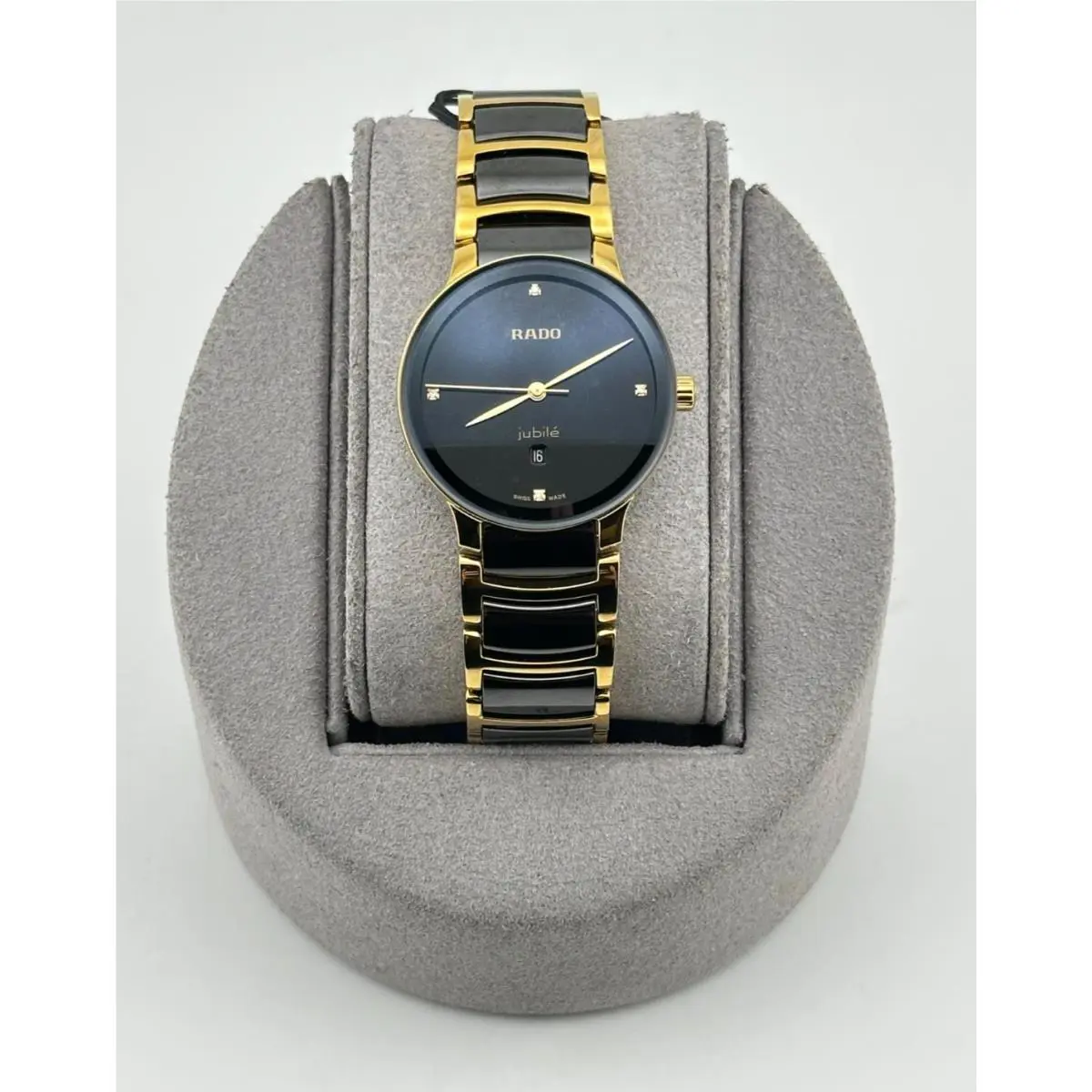 Rado Centrix Quartz Diamonds Black Dial Watch R30025712