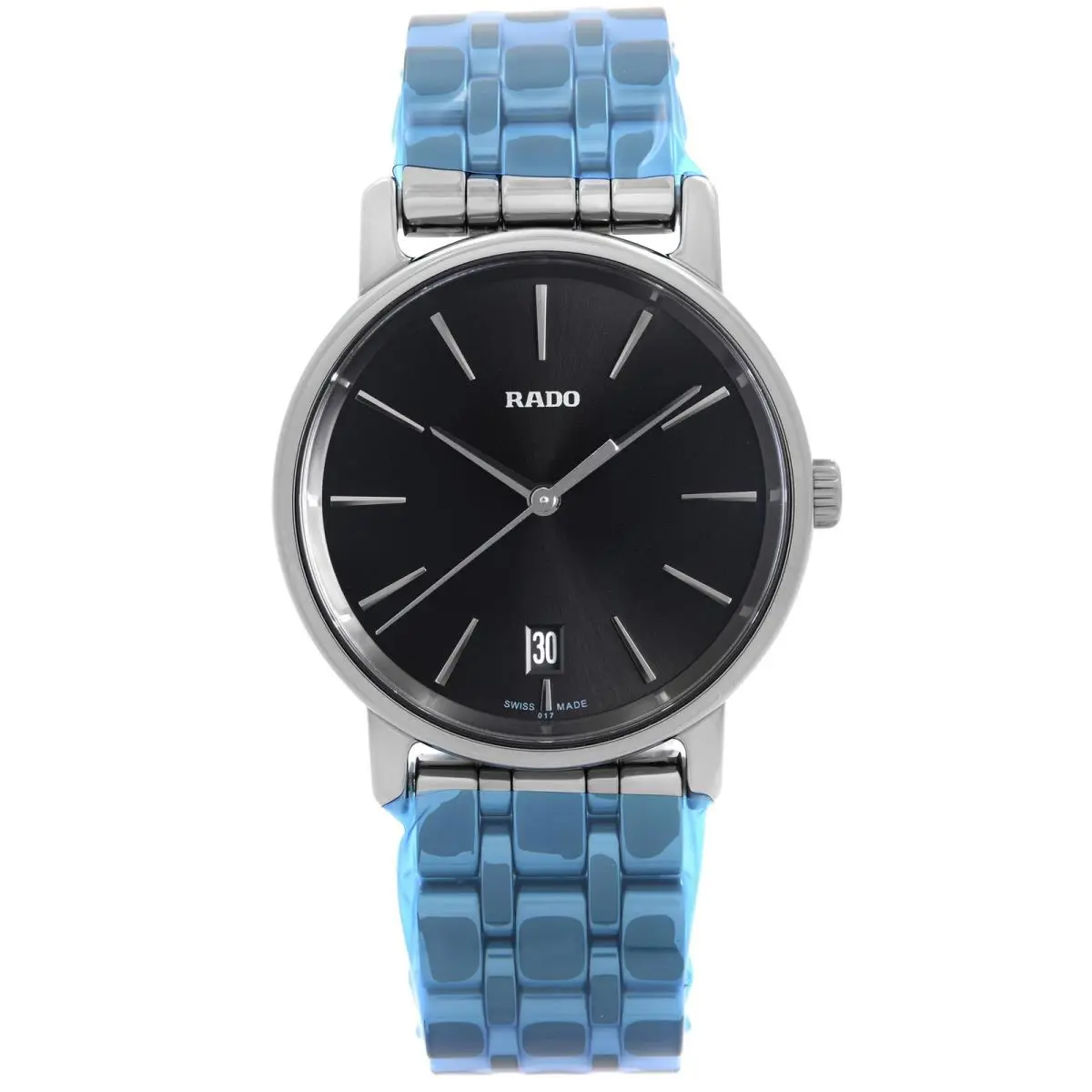 Rado Diamaster 33mm High-tech Ceramic Black Dial Ladies Quartz Watch R14064177