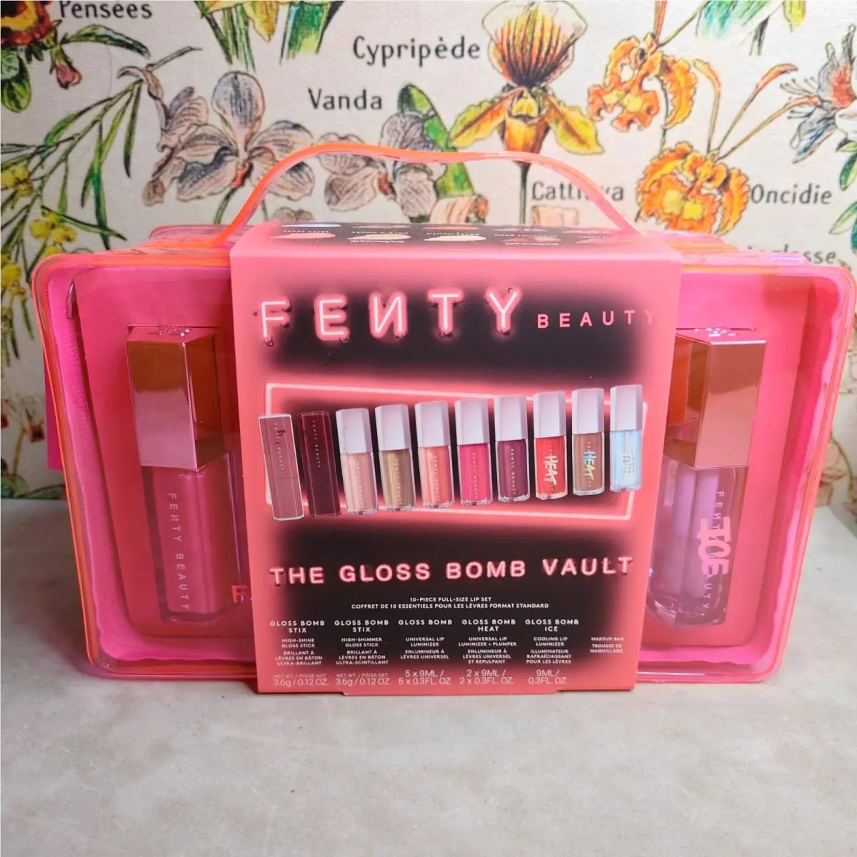 Fenty Beauty The Gloss Bomb Vault 10-PIECE Full-size Lip Set Limited Edition