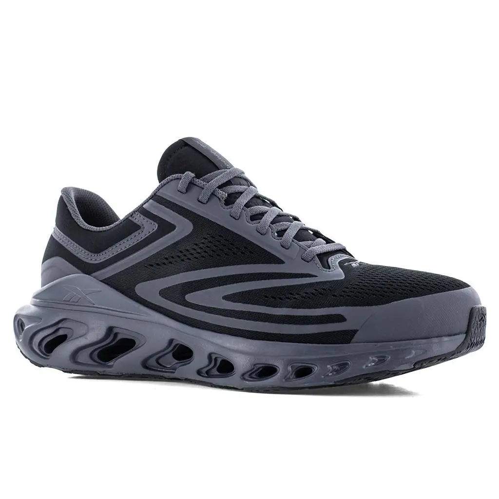 Reebok Work Men`s Fuel Flex Composite Toe Electrical Hazard Slip-resis - Black Grey