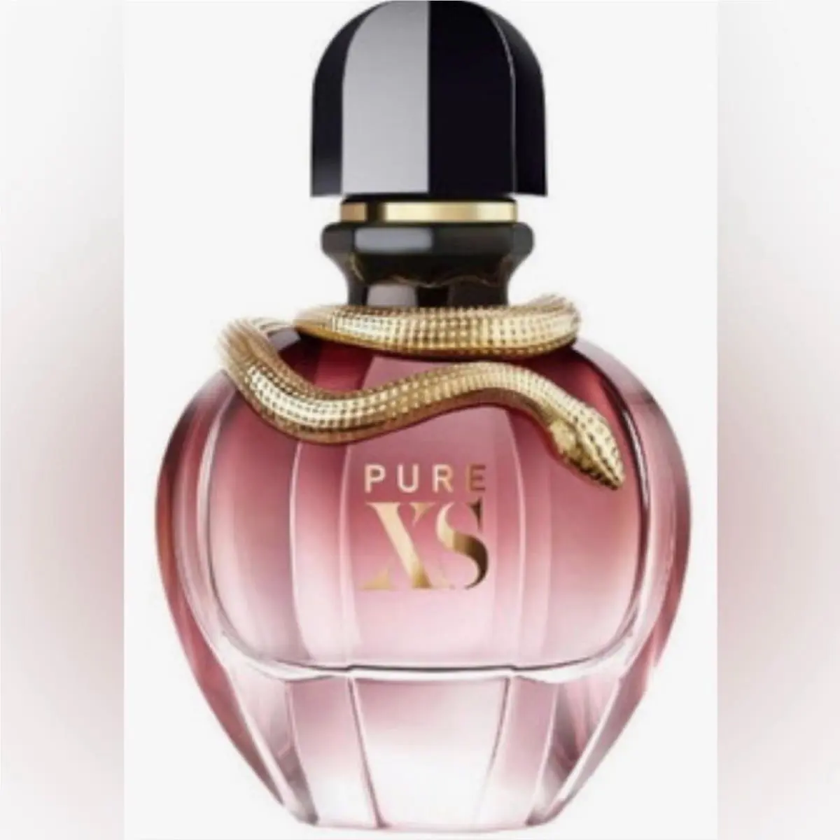 Paco Rabanne Pure XS 2.7 oz with Gold Snake Design Nwob