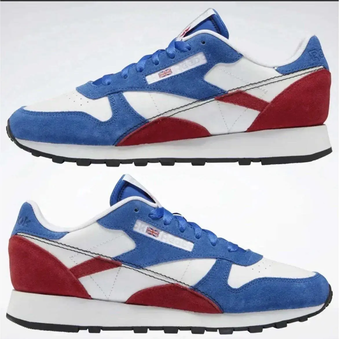 Reebok shoes - Reebok Classic Leather - Classic Leather - GY1522 - White Blue Red 5