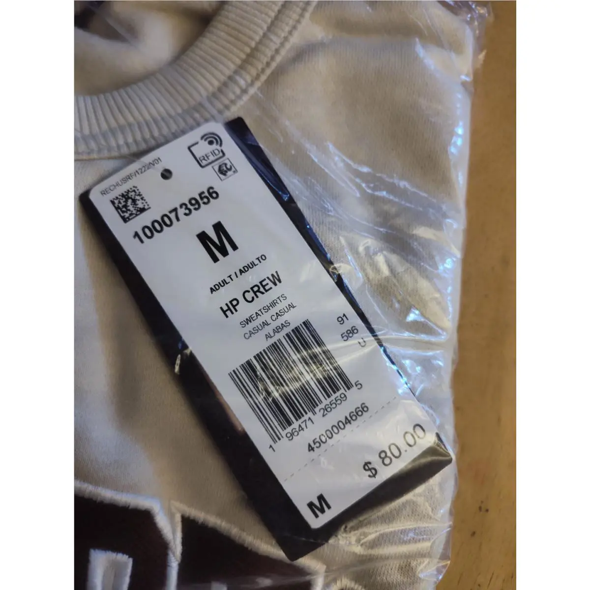 Reebok clothing - 100073956 - 100073956 - alabaster (UPC: 196471265595) 0