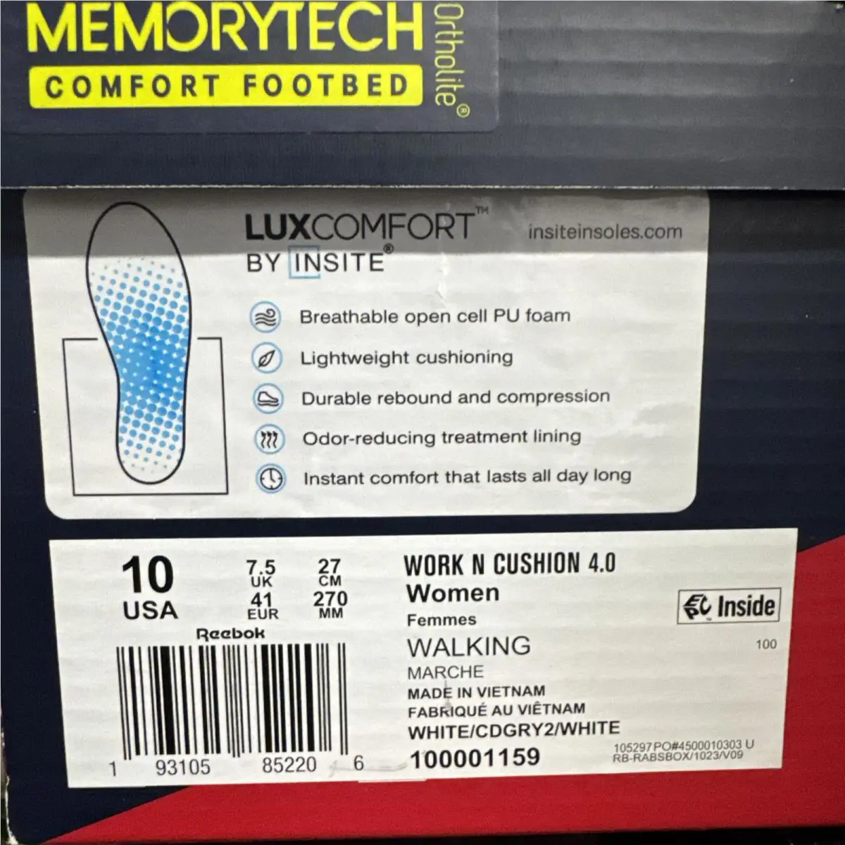 Reebok shoes - WHITE/GREY 2/WHITE 3