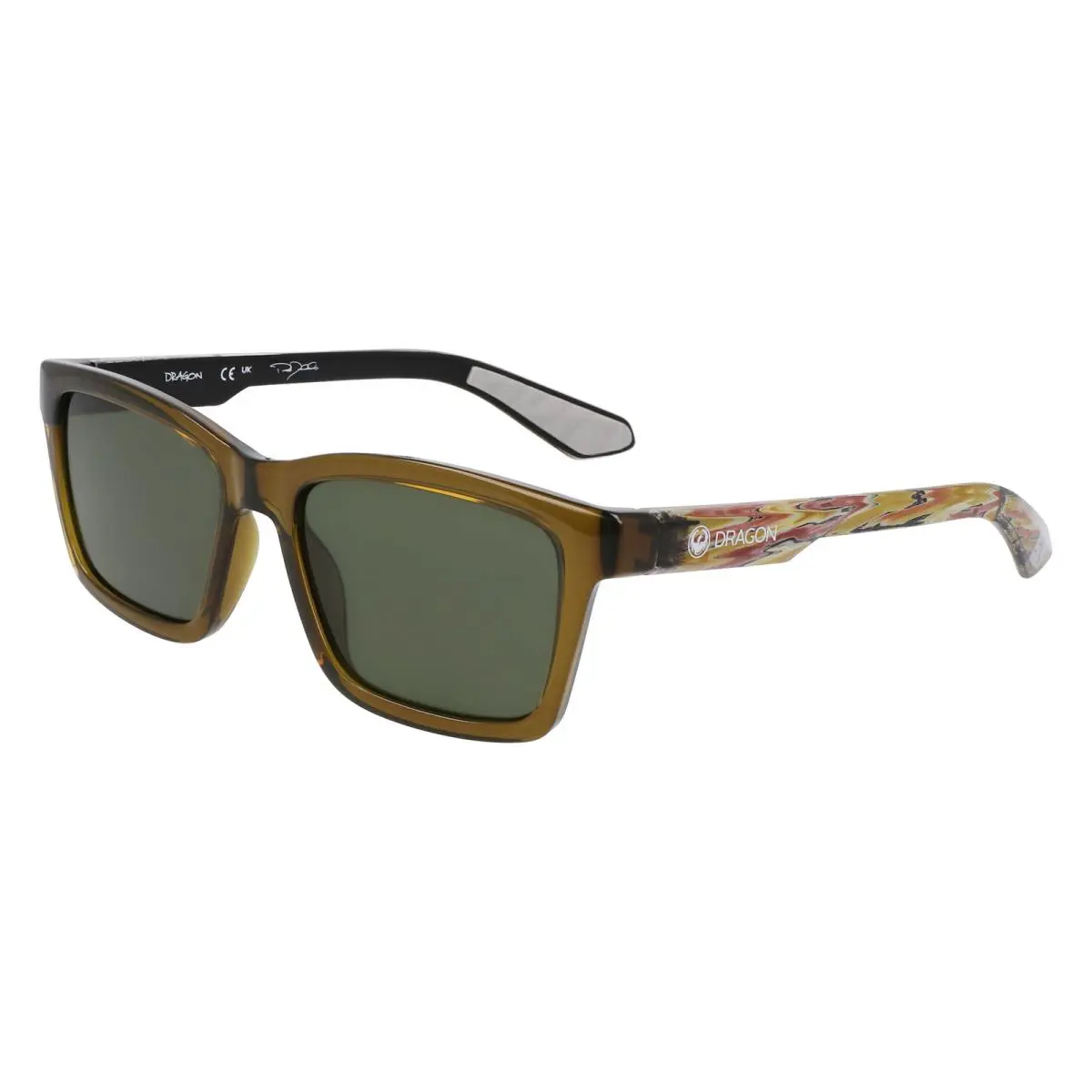 Dragon DR Thorn Ath LL Shiny Olive Rob Resin ll g15 314 Sunglasses