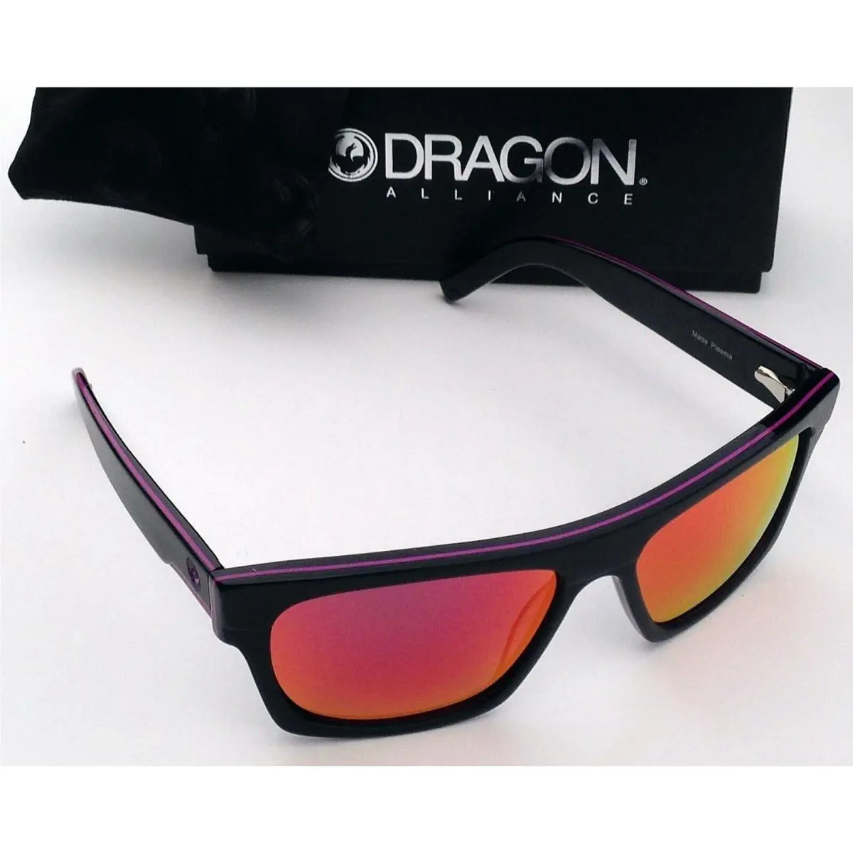 Dragon Viceroy Sunglasses-matte Black-plasma Frame/plasma Ion Lens-new