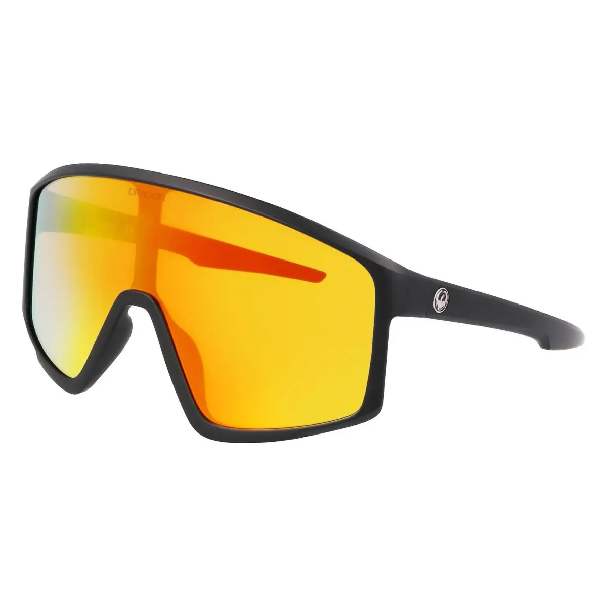 Dragon DR Amped LL Ion Matte Black ll Red Ion 022 Sunglasses