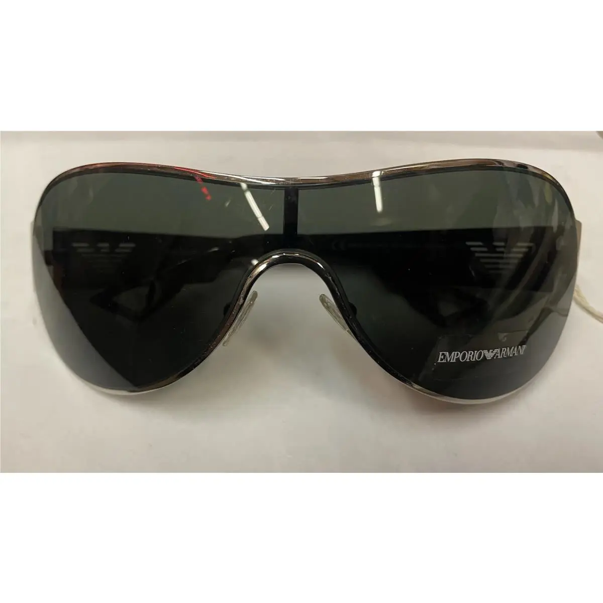 Emporio Armani Black W/silv Trim Sunglasses EA 9490/S VGV4A
