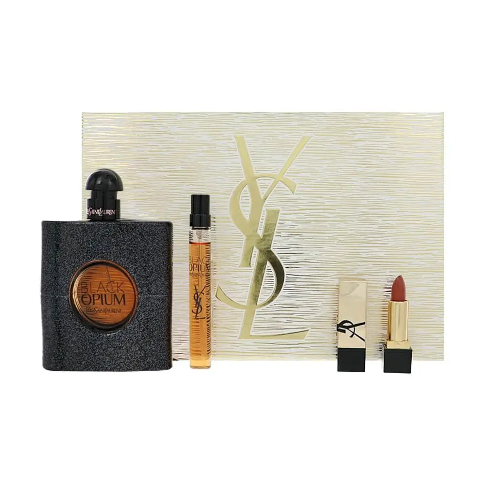 Black Opium  Gift Set For Women 3 Piece Set For Women: 3 by Yves Saint Laurent