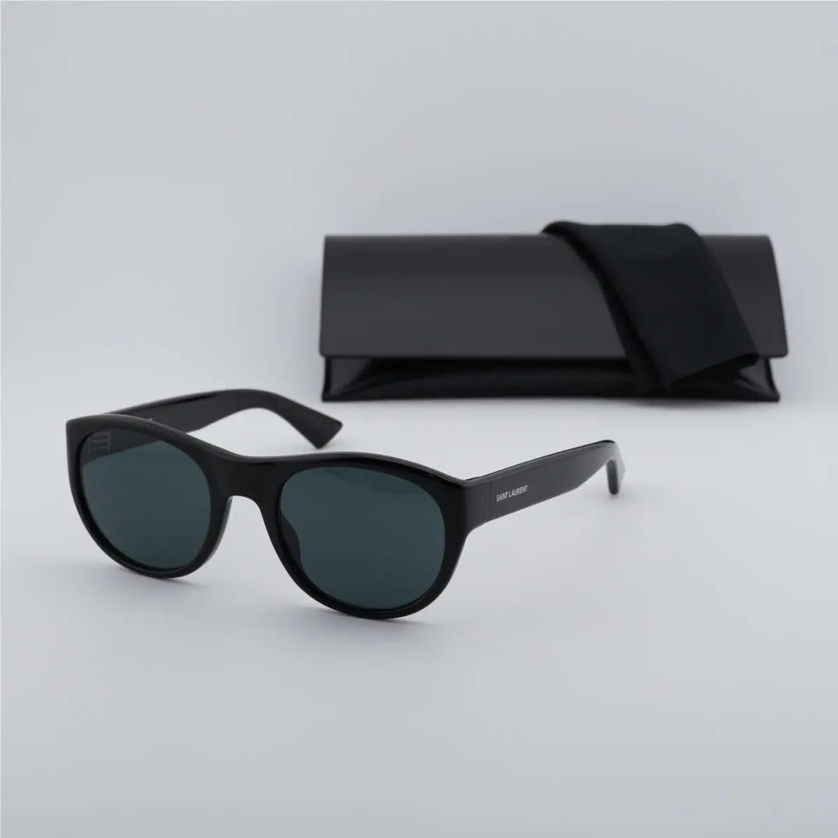 Saint Laurent SL 798 Maxime 001 Shiny Black/grey 54-21-140 Sunglasses by Yves Saint Laurent