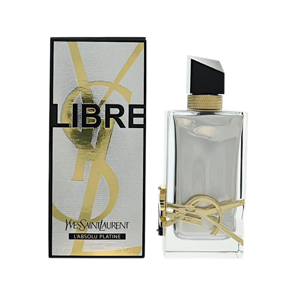 Libre L`absolu Platine by Yves Saint Laurent Box For Women 3 Oz Eau De Parfum