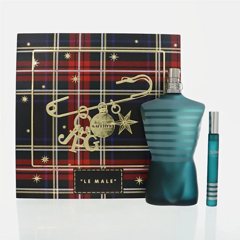 Le Male by Jean Paul Gaultier Gift Set For Men 2 Piece Set For Men: 6.8 Oz Eau