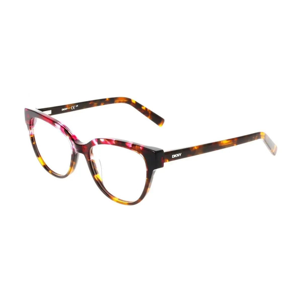 Dkny DK-5074 640 Crystal Rose Dark Tortoise Eyeglasses 51/17/140