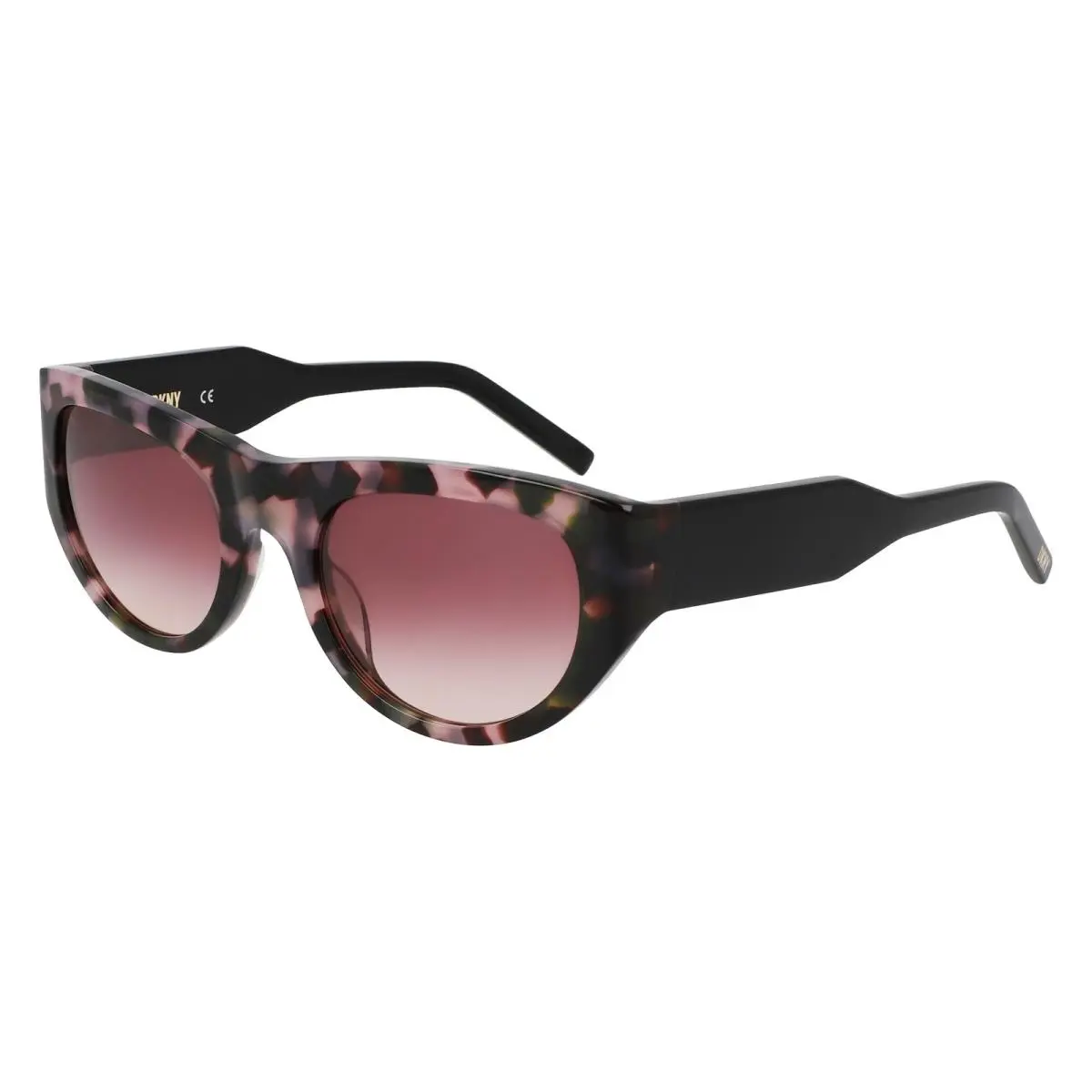 Dkny DK 550 S Rose Tortoise 656 Size 53 Sunglasses