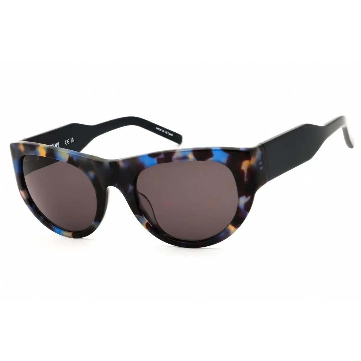 Dkny DK550S 405 Blue Tortoise/smoke 53-21-140 Sunglasses - Frame: Blue Tortoise, Lens: Smoke, code: 405