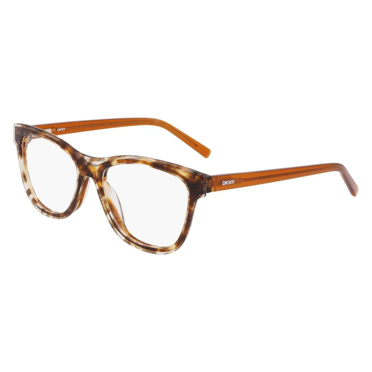 Dkny DK5077 Eyeglasses 228 Brown Horn