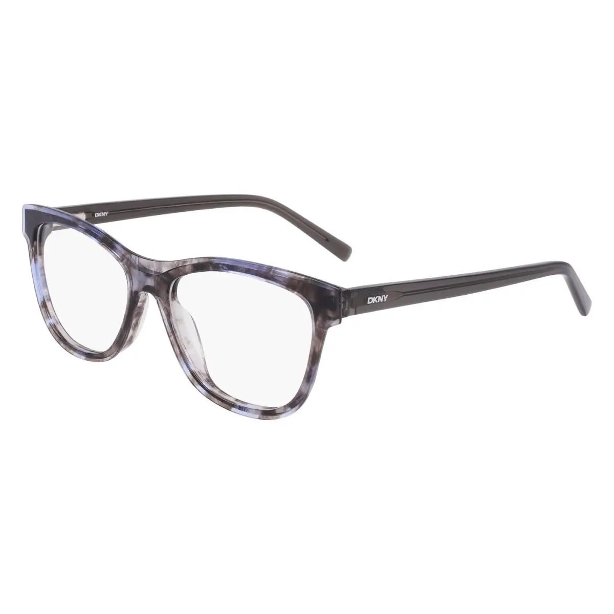 Dkny DK 5077 Blue/smoke Horn 019 Size 53 Eyeglasses by DKNY